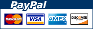 We accept PayPal and all Credit Card.