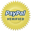 Please click the Paypal Logo to see our verification information provided by Paypal.com